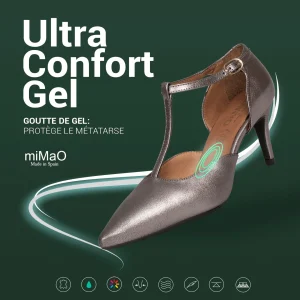 MiMaO ShopOnline COCKTAIL – Chaussures De Soirée En Métallisées ARGENTÉ Avec Talon Aiguille Dernières Nouveautés 21