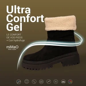 MiMaO ShopOnline POLAR – Bottes CAMEL En Cuir Hydrofuge garantis authentique 27