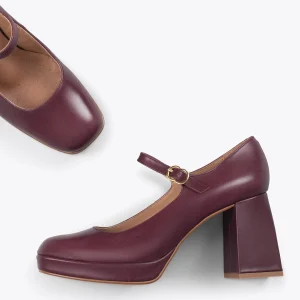 MiMaO ShopOnline BRIGITTE – Chaussures à Bracelet Et Talon Bloc BORDEAUX dernières 11