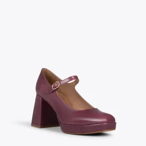 MiMaO ShopOnline BRIGITTE – Chaussures à Bracelet Et Talon Bloc BORDEAUX dernières 15