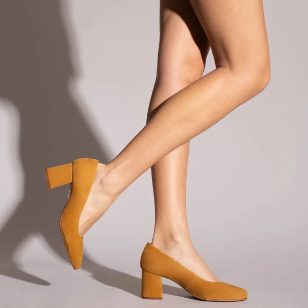 MiMaO ShopOnline FEMME – Chaussure à Bout Carré CAMEL Paris 8