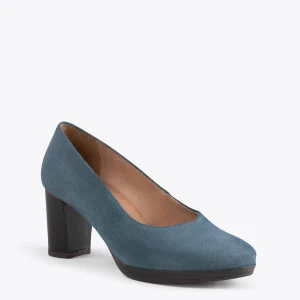 magasin france MiMaO ShopOnline VOL VINTAGE – Chaussures à Talon Et Plateforme BLEU 15