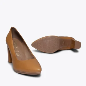 MiMaO ShopOnline URBAN SOIRÉE – Chaussure à Talon Haut CAMEL Urban Cuir en solde 17