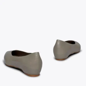 MiMaO ShopOnline URBAN COMPENSÉ – Chaussures Compensées échancrées En V TAUPE magasin en ligne france 15