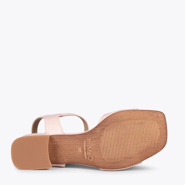 magasin paris MiMaO ShopOnline VILNA – Sandales à Talon NUDE 6