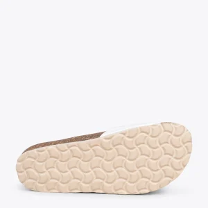 Nouvelle tendance MiMaO ShopOnline CLAVEL – Sandales Plates Pour Femme BLANC 16