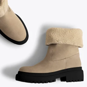 MiMaO ShopOnline POLAR – Bottes BEIGE En Cuir Distributeur Officiel 11