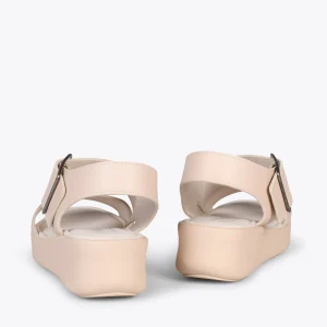 MiMaO ShopOnline TRENDY – Sandales à Plateforme Pour Femmes De Couleur NUDE luxe soldes 12