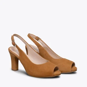 MiMaO ShopOnline PEEP TOE TALON OUVERT – Chaussure Peep-toe Talon Ouvert CAMEL en ligne officielle 11