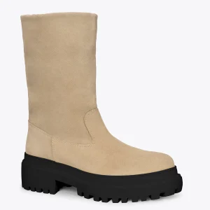 MiMaO ShopOnline POLAR – Bottes BEIGE En Cuir Distributeur Officiel 15