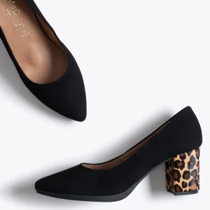 magasin MiMaO ShopOnline URBAN S WILD – Chaussures à Talon Noires Animal Print LÉOPARD 11