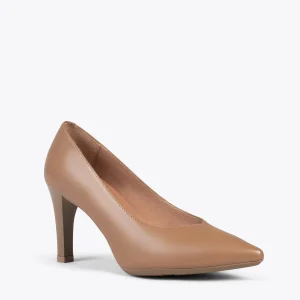 MiMaO ShopOnline URBAN GLAM – Chaussures élégantes à Talon Haut CAMEL vente à bas prix 15