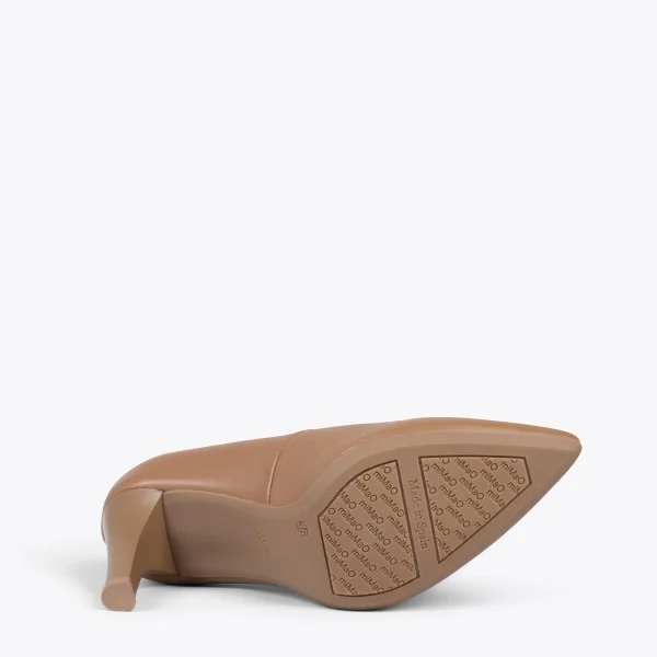 MiMaO ShopOnline URBAN GLAM – Chaussures élégantes à Talon Haut CAMEL vente à bas prix 6