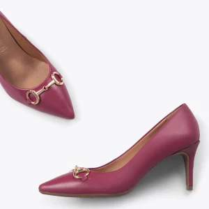 de garantie authentique MiMaO ShopOnline ÉLÉGANCE- Stiletto Avec Ornement Métallisé GRENAT 11