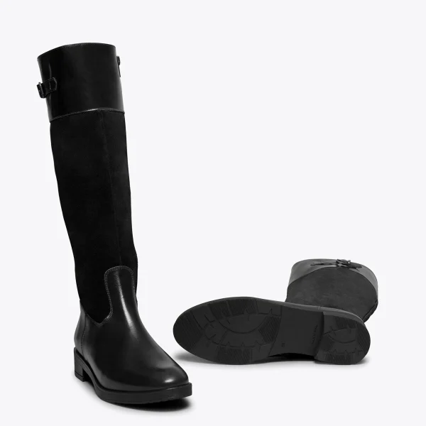 MiMaO ShopOnline AMAZONE – Bottes Hautes NOIR Style équestre en vente 6