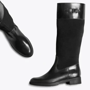 MiMaO ShopOnline AMAZONE – Bottes Hautes NOIR Style équestre en vente 13