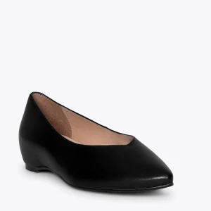 MiMaO ShopOnline URBAN COMPENSÉE – Chaussures NOIR Avec Semelle Compensée soldes de Noël 15