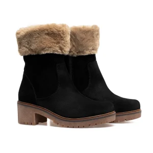 MiMaO ShopOnline POLAIRE- Bottes Hydrofuges Type Après-Ski NOIR qualité d’originales 18