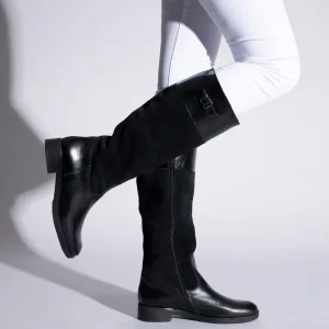 MiMaO ShopOnline AMAZONE – Bottes Hautes NOIR Style équestre en vente 19