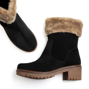 MiMaO ShopOnline POLAIRE- Bottes Hydrofuges Type Après-Ski NOIR qualité d’originales 16