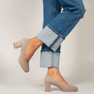 meilleure qualité MiMaO ShopOnline URBAN PLATEFORME – Chaussure à Plateforme NUDE à Talon Moyen 19