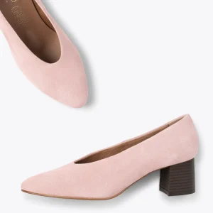 MiMaO ShopOnline URBAN STYLE – Chaussures à Talon Bas En Nubuck ROSE Boutique officielle 11