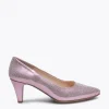 SOLDES TOUT À MiMaO ShopOnline URBAN DIAMOND- Chaussure à Talon En Cuir Métallisé ROSE 25