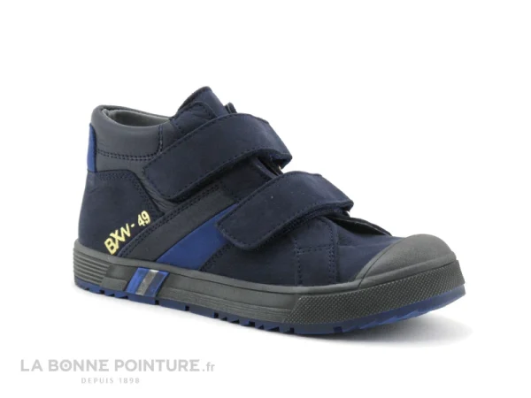 grossiste en ligne Meilleure affaire 🧨 Enfant Bopy VINYL Marine – 🥾 Boots GARCON Bleu Marine 2 Velcros 🎁 1