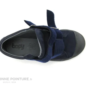 grossiste en ligne Meilleure affaire 🧨 Enfant Bopy VINYL Marine – 🥾 Boots GARCON Bleu Marine 2 Velcros 🎁 19