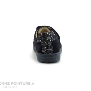 Remise 💯 Bébé Bopy SIJAMAVEL – Bleu Marine – Argent – 👟 Sneakers Velcro BEBE Fille ✨ Paiement sécurisé 15