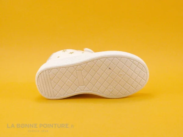 france Coupon 🔔 Bébé DT New York B313490 – Blanc – Etoiles Or – Basket Fille ✔️ 6