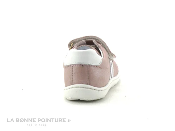 guranteed de qualité Remise 🎉 Bébé Bopy JATIN Rose – Basket Fille – 2 Velcros ⌛ 5