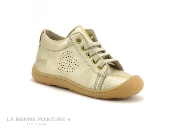 Remise 🎉 Bébé Bopy JOLICO Or – Chaussure Doree Premiers Pas Fille 🌟 guranteed de qualité 1