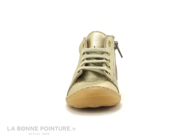 Remise 🎉 Bébé Bopy JOLICO Or – Chaussure Doree Premiers Pas Fille 🌟 guranteed de qualité 3