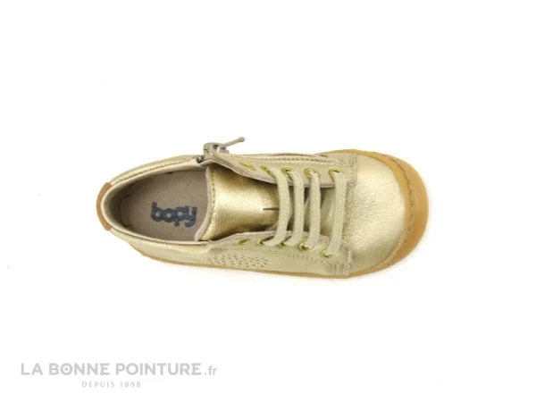 Remise 🎉 Bébé Bopy JOLICO Or – Chaussure Doree Premiers Pas Fille 🌟 guranteed de qualité 7