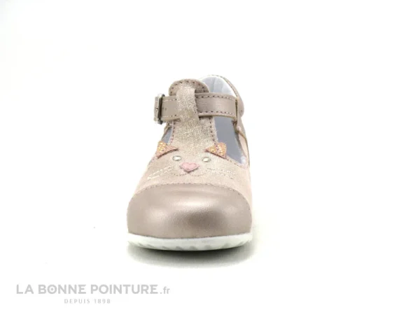 Meilleur prix 🔔 Bébé Bopy ZECAT Rose Metal – 🩴 Sandale Bout Ferme BEBE Fille ⭐ prix le plus bas 3