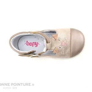 Meilleur prix 🔔 Bébé Bopy ZECAT Rose Metal – 🩴 Sandale Bout Ferme BEBE Fille ⭐ prix le plus bas 19