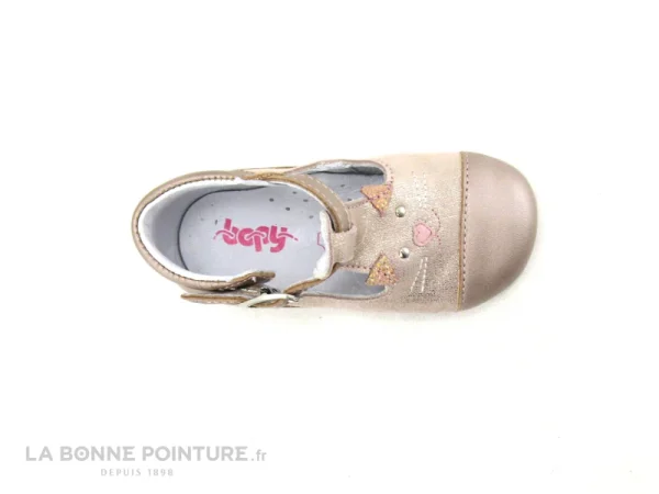 Meilleur prix 🔔 Bébé Bopy ZECAT Rose Metal – 🩴 Sandale Bout Ferme BEBE Fille ⭐ prix le plus bas 7