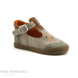 Meilleure affaire 👏 PampaBlue Bébé Pampa Blue PABLUE Kaki – 1M203331U – Chaussure Montante BEBE GARCON ✔️ REMISE 17