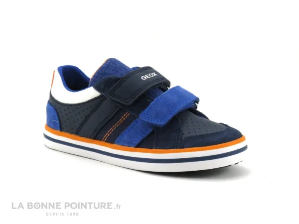 Nouvelle tendance Meilleur prix ⭐ Bébé Geox B15A7C Kilwi – Navy Royal – 👟 Sneakers Bleu Marine GARCON ⭐ 1