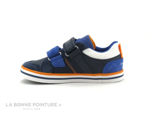 Nouvelle tendance Meilleur prix ⭐ Bébé Geox B15A7C Kilwi – Navy Royal – 👟 Sneakers Bleu Marine GARCON ⭐ 4