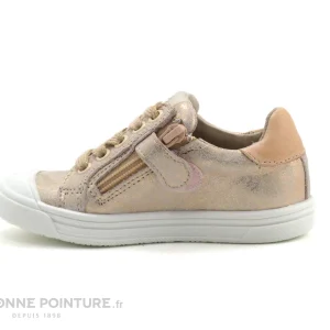 Acheter 🔥 Bébé Acebos 5994BA Rame – 👟 Sneakers Fille Rose Brillant – Zip Et Lacet 🔥 prix pas cher 13