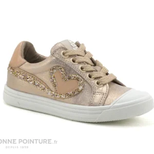 Acheter 🔥 Bébé Acebos 5994BA Rame – 👟 Sneakers Fille Rose Brillant – Zip Et Lacet 🔥 prix pas cher 17