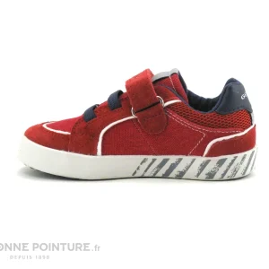 le grand escompte Meilleure affaire 🔥 Bébé Geox KILWI B02A7B Red Navy – Basket GARCON ❤️ 13