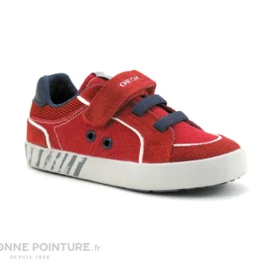 le grand escompte Meilleure affaire 🔥 Bébé Geox KILWI B02A7B Red Navy – Basket GARCON ❤️ 17