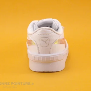 Offres ❤️ Bébé Puma JADA – 383760Y01 – Holo White – Basket Basse Fille 🥰 prix pas cher 15