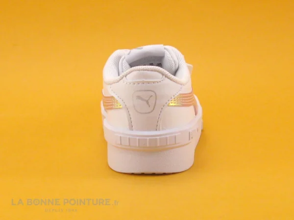 Offres ❤️ Bébé Puma JADA – 383760Y01 – Holo White – Basket Basse Fille 🥰 prix pas cher 5