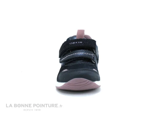 De gros 🧨 Bébé Geox RISHON B150LA Navy Pink – Basket A Scratch Premiers Pas Fille 👏 boutique en france 3