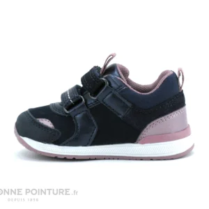 De gros 🧨 Bébé Geox RISHON B150LA Navy Pink – Basket A Scratch Premiers Pas Fille 👏 boutique en france 12