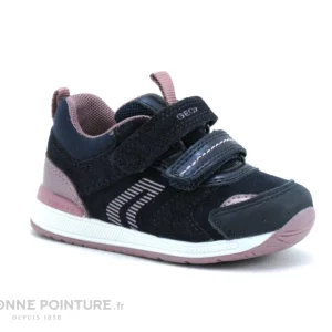 De gros 🧨 Bébé Geox RISHON B150LA Navy Pink – Basket A Scratch Premiers Pas Fille 👏 boutique en france 16